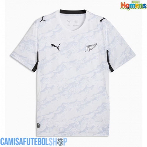 Camisa de time de futebol Nova Zelândia Replicas 2º Equipamento Mundo 2026 Manga Curta